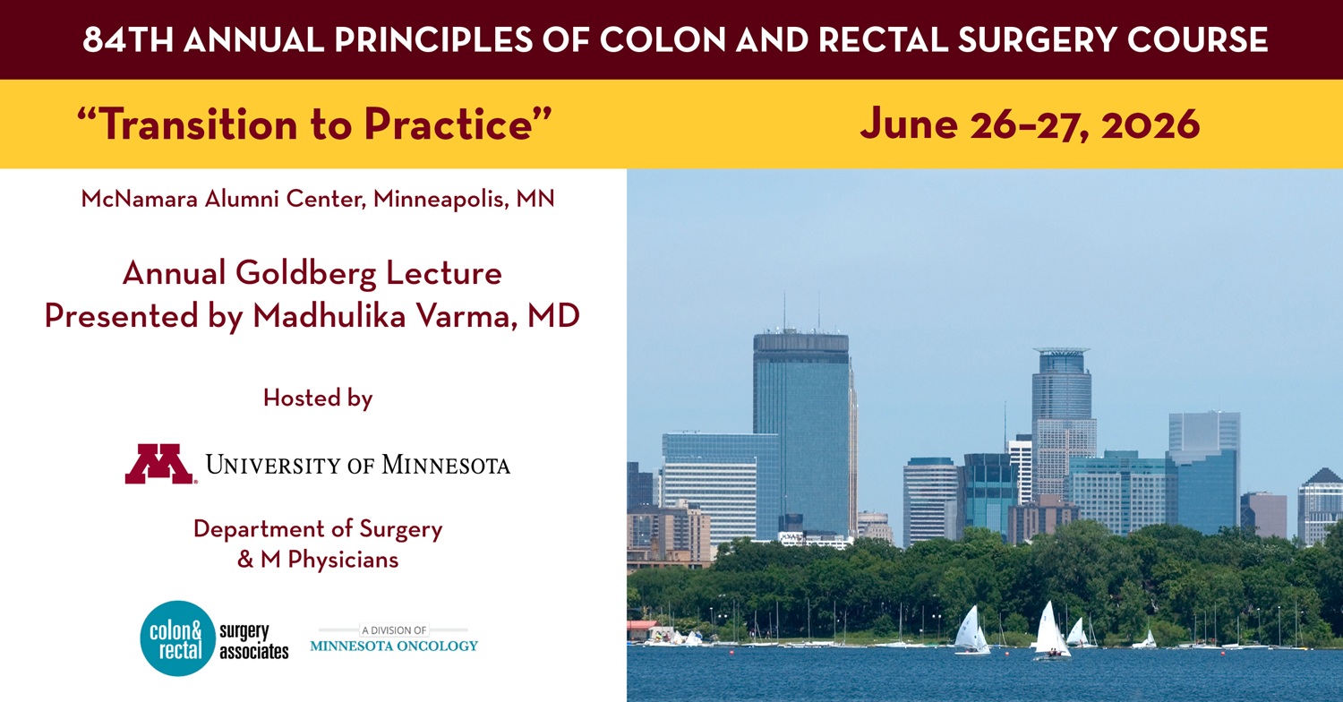 84th Principles of Colon & Rectal Surgery Course: Transition to Practice Banner